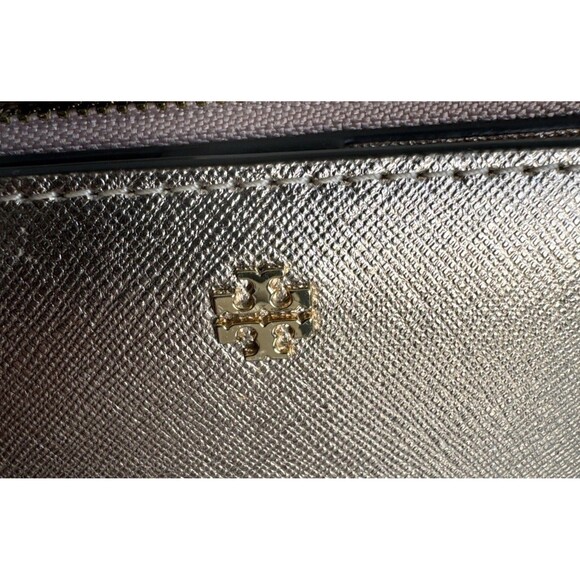 Tory Burch Emerson Mini Leather Wallet Rose Gold Retail $178 - Picture 4 of 13
